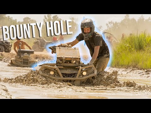 I BROKE My Can-Am in a MASSIVE Bounty Hole!