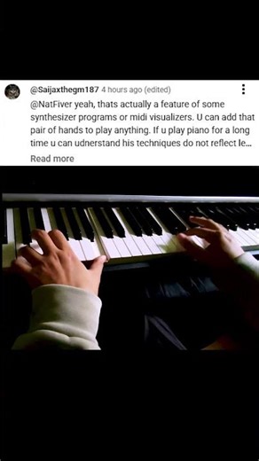 This guy insist that I'm using FAKE HANDS. And I‘m gonna waste my time to prove myself.