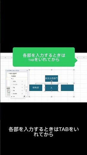 Excelで簡単に組織図を作成する方法（SmartArt活用） #excel時短 #excel裏技 #エクセル初心者
