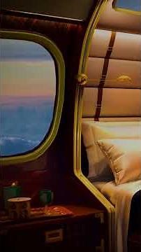 Luxury Airplane Cabin with Soothing White Noise and Jet Sounds - Perfect for Sleeping and Relaxation