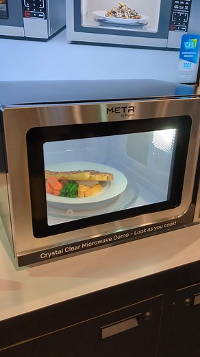 24K views · 409 reactions | A fully transparent microwave? #CES2023 | Digital Trends | Facebook