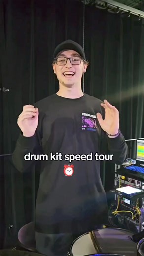 drum kit speed tour 🏃‍♂️💨 . . . . . #drummer #drummers #drums #sabian | Burn the Jukebox