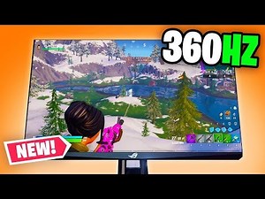 What the NEW 360Hz monitor feels like on Fortnite