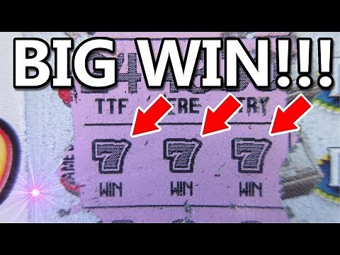 BIG WIN!!..$20 "ULTIMATE TRIPLE 777" LOTTERY TICKET SCRATCH OFF!!