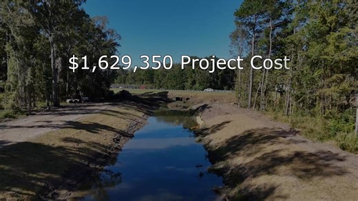 The Pipemaker’s Canal widening project is officially complete, meaning stronger infrastructure and better drainage for a more resilient Pooler. This SPLOST funded drainage project improves stormwater flow in the canal by more than 60 percent, keeping Pooler prepared for larger storm events! | City of Pooler