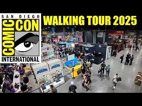 San Diego Comic Con 2025 - Show Floor Walking Tour - SDCC 2025 - Full Walkthrough