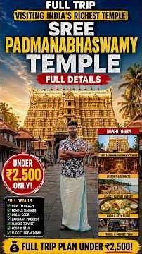 India’s Richest Temple Full Trip Under ₹2,500 😱 | Sree Padmanabhaswamy Temple Complete Guide