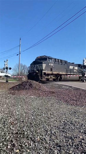 Norfolk Southern train in Walton Kentucky with a Conrail autorack on 3/8/26.