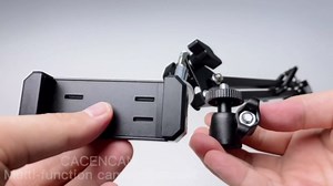 Overhead Camera Mount, Desk Camera Mount with Articulating Arm, 5lb Load Capacity, 360° Adjustable Stand for Phone/DSLR/Webcam, C-Clamp Tabletop Mount for Video Recording, YouTube, Live Streaming