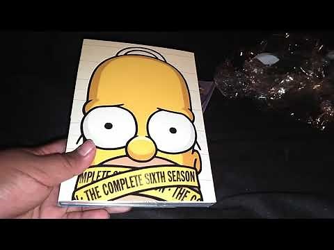 Simpsons season 6 DVD box set unboxing!!