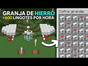 Easy Iron Farm 650+ Per Hour – Minecraft Java 1.21 Tutorial