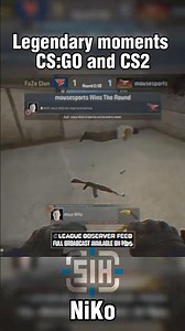 LEGENDARY MOMENTS CS - NiKo #cs2 #csgo #cs2moments #cs2clips #cs2highlights #csgomoments