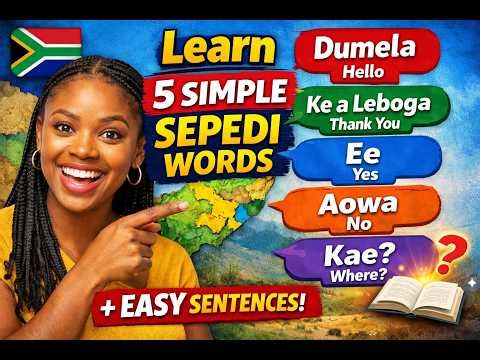 Master Sepedi FAST! 4 Powerful Words You Must Know (Ee, Aowa, Dumela) + Easy Examples”
