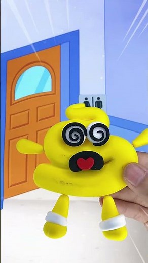 Oh no, poor POO! The toilet is locked! #shorts #animation #poo