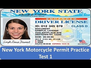New York Motorcycle Permit Practice Test 1