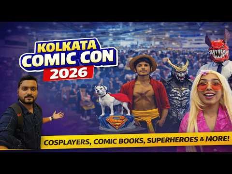 Inside Kolkata Comic Con 2026 🎭 Cosplay, Comics & Madness!