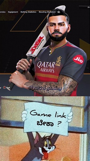 Puru S Gaming on Instagram: "ಕ್ರಿಕೆಟ್ Game ಗುರು ❤️🔥 . . Youtube Channel; Puru S Gaming Subscribe Maadi 🔥🙏 . . . #kannada #explorepage #kannadagaming #viral"