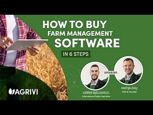 Webinar- How to Buy Farm Management Software in 6 Steps