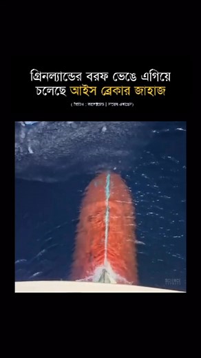 গ্রিনল্যান্ডের বরফ ভেঙে এগিয়ে চলেছে আইস ব্রেকার জাহাজ! বিজ্ঞানের অজানা তথ্য আপনিও শেয়ার করতে পারেন Science Express Family তে। #reels #ScienceExpress | Science Express