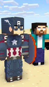 56K views · 2.2K reactions | Steve Becomes Herobrine in Captain America Shield Challenge ⚡ #shorts | Team Aphmau | Facebook