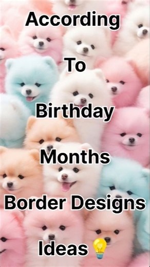 ✨ 5 easy border designs/project work designs/side border design #shorts @Priyaborderdesign