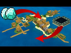 The BEST VILLAGE ISLAND SEED For Minecraft Bedrock Edition!