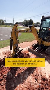 When James Meeks, owner and operator at Meeks Grading, Inc. in Thomaston, Georgia, entered a sweepstakes at CONEXPO-CON/AGG 2023 to win a new Cat® mini excavator, he never expected he’d actually take home the prize. But he did, and he's found a "world of uses" for his new machine! Learn more about how James and his family have put Cat machines to work for over 50 years: https://bit.ly/4219j7B | Cat Agriculture | Facebook