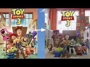 Toy Story 3 Trailer Original and Real life Compilation (500 SUBS)