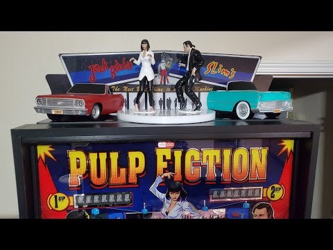 Pulp Fiction LE Pinball Machine #733 of 1000 & Topper