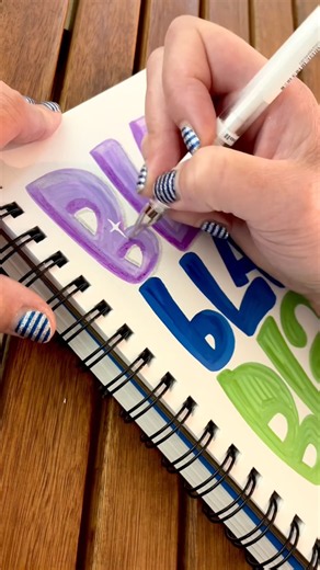 No Inspiration? No Problem. Lettering with Acrylic Markers and Colored Pencils