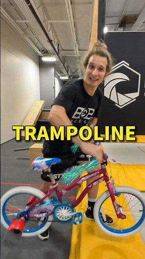 SIX WAYS TO USE A BIKE ON TRAMPOLINE 😳