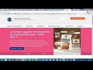 Création de code barre sur le site de GS1