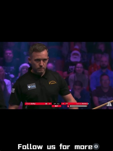 ⏱️🎱 Mark Selby vs Jamie Jones Final frame. Nothing separating them. Jones steps in first. Selby waits patiently. One red left near the cushion. Pot it — victory. Miss it — heartbreak. Cue strikes. Silence breaks. And the match finally has its answer. ⏱️🔥 👉 Follow us for more last-second thriller battles! 🎱🔥 #snookerlover #snookerskills #snookershootout #snookertok #snookerclips #shootout #snookerlove