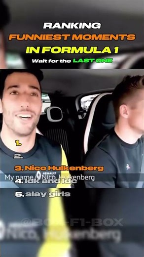 🤣Ranking funniest moments in formula 1😆