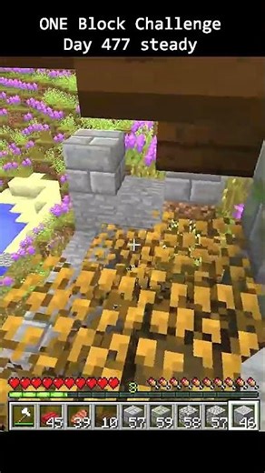 Day 477 Minecraft build challenge - ONE BLOCKS BUILD