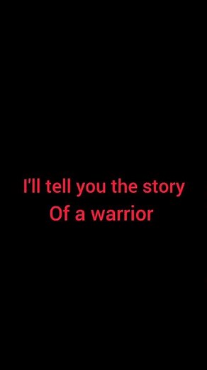 Story of a Warrior | Lyrics | Epic Warrior Song |