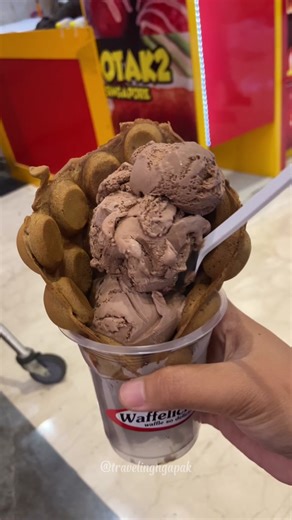 Waffel Topping Ideen mit Eiscreme