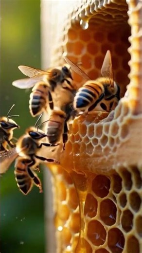 How do bees make honey? | Honey Making Process 🐝🍯