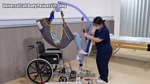 EZ Assistive Universal Full Body Patient Lift Sling, Mesh Fabric Transfer Sling for Bathing, 500 lb Weight Capacity