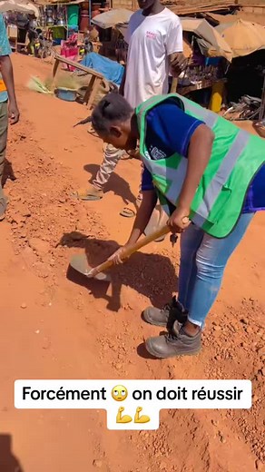 Construction Progress in Rural Community Scene