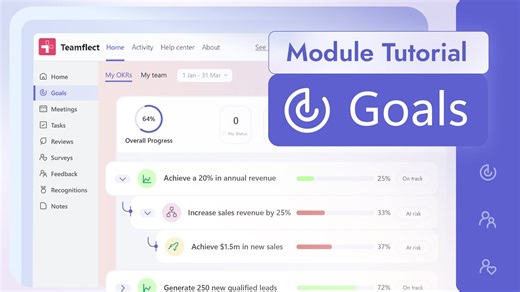 Teamflect Goals & OKRs Module Tutorial