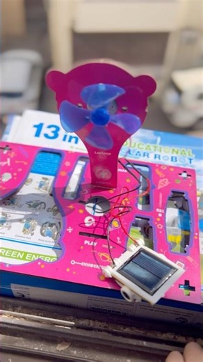 🤯 DIY Energy Science Hack! | Solar Fan #shorts #solar #stemeducation #solarkits #diysolar