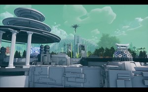 1.8K views · 138 reactions | GM from Cloud City ☁️ ⚡️ One of the new worlds in the Microdose VR new Omega Build. Now available without VR for any gaming controller with gamepad mode. : CloZee #cloudcity #microdosevr #androidjones #omegabuild #visuals | Android Jones | Facebook
