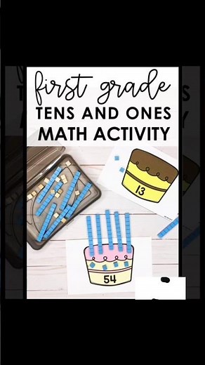 Tens & Once math activity #kidslearning