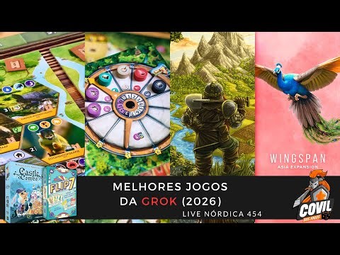 Live Nórdica 454 - Os Melhores Jogos da Grok Games (2026)