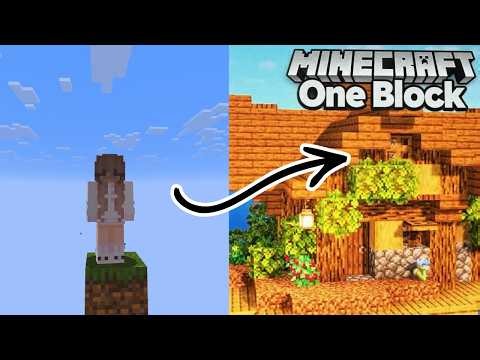 Playing Minecraft One Block for the First Time! - Ep 1#minecraft #oneblock #firsttime