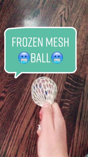 Frozen Mesh Ball Experiment in Canadian Winter