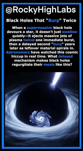 Black Holes That "Burp" Twice