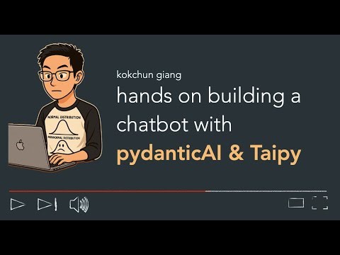 Building an AI Chatbot with PydanticAI and Taipy Frontend - A Step by Step Guide