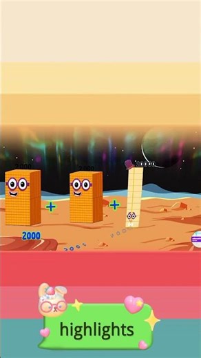 Small to big 4 numbers addition| numberblocks #mathforkids #learntocount #shorts#youtubeshorts